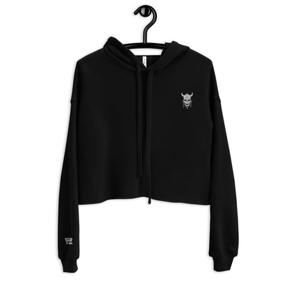IVAR “Runic Skull” Cropped Hoodie