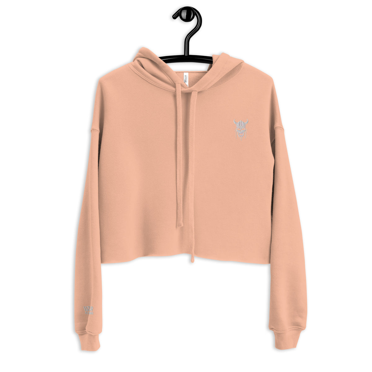 IVAR “Runic Skull” Cropped Hoodie