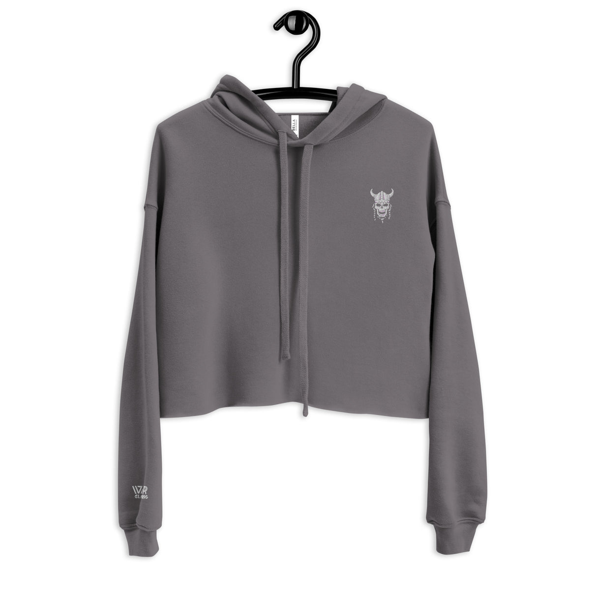 IVAR “Runic Skull” Cropped Hoodie