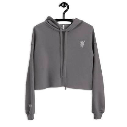 IVAR “Runic Skull” Cropped Hoodie